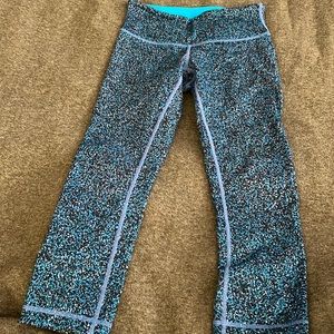 Rare find of Lululemon athletica capri leggings. Barely worn.Excellent condition